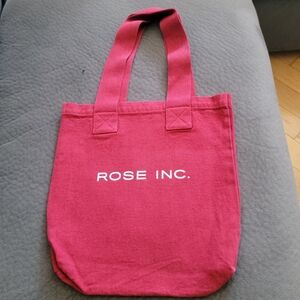 Rose Inc Red Tote Bag